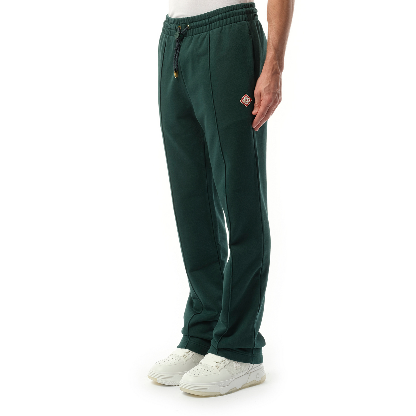 Embroidered CC Patch Jogger in Green