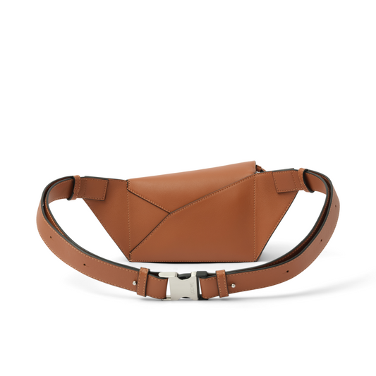 Puzzle Edge Mini Bumbag in Tan