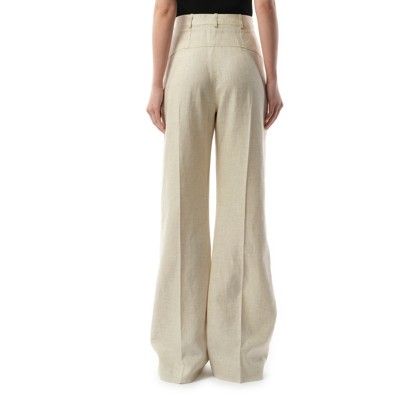 Le Pantalon Sauge in Light Beige