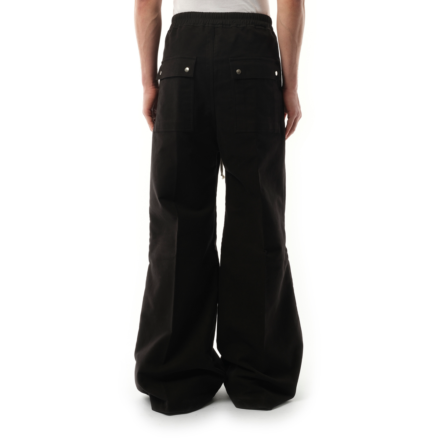 Brushed Wide Bela Pants in Black