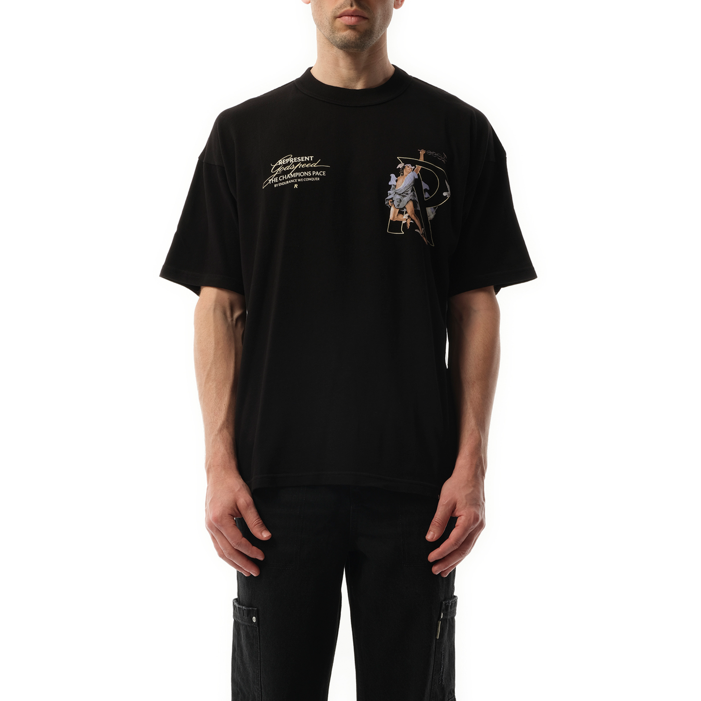 Hermes T-Shirt in Jet Black