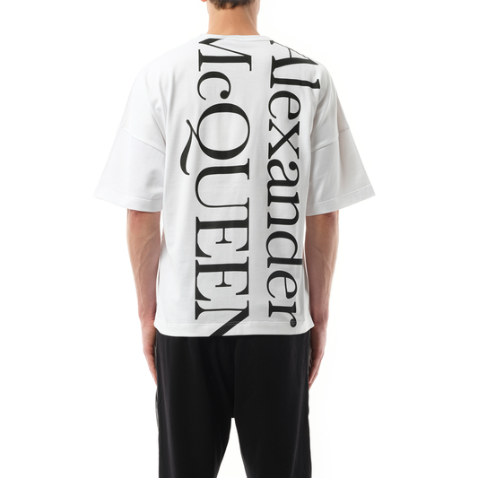 Exploded Logo T-Shirt in White/Black