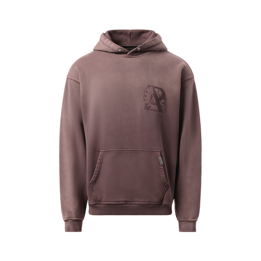 Represent X Belstaff Outline Phoenix Hoodie in Plum