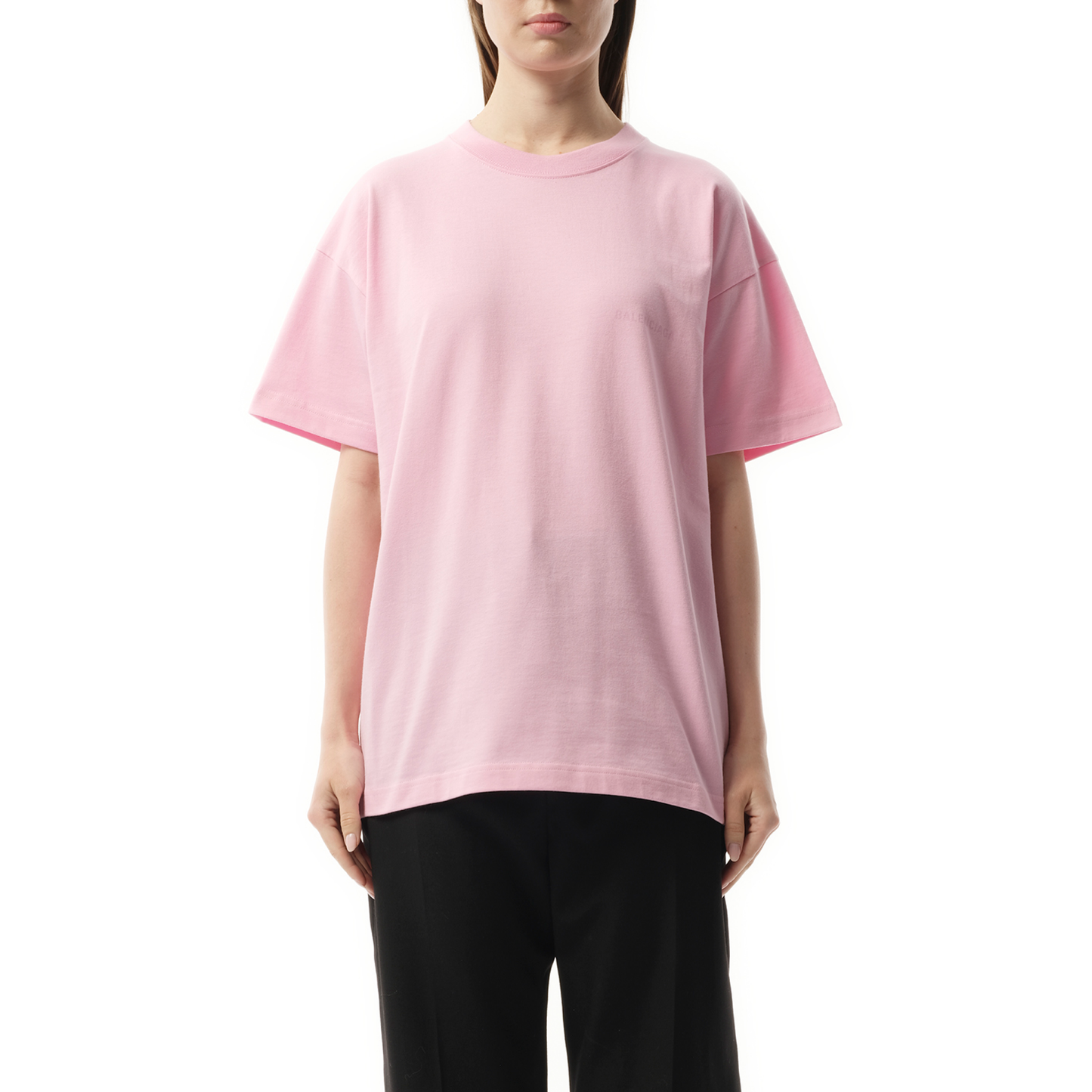 Back Logo Medium Fit T-Shirt in Pink