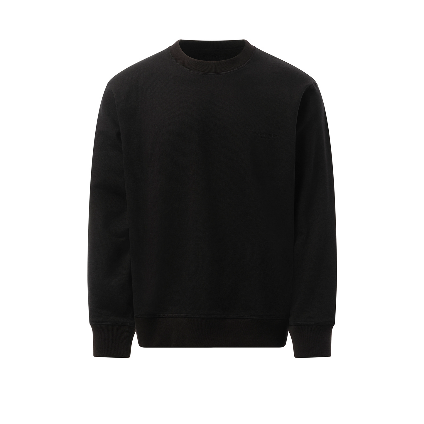 Back Patch Sweatshirt in Black