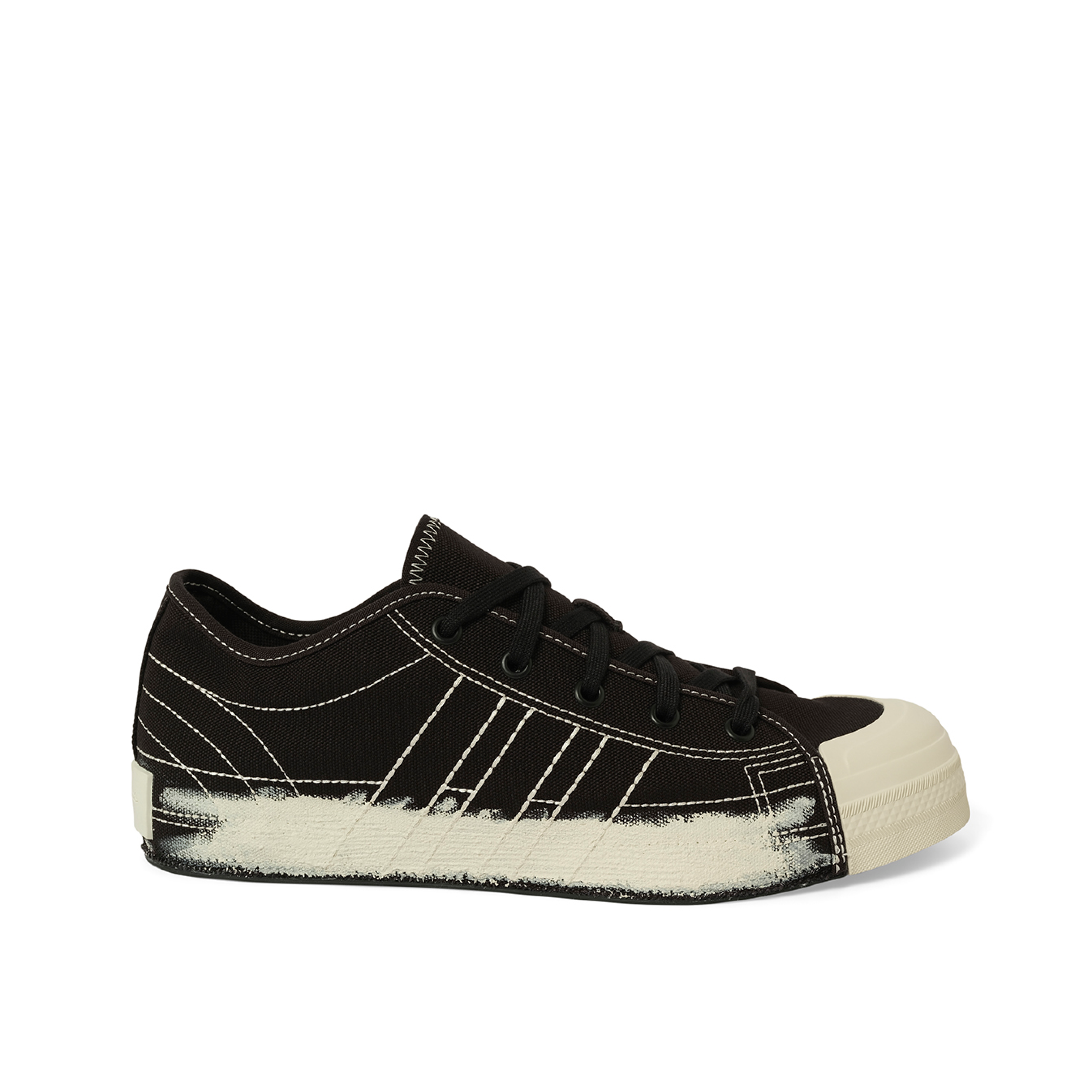 Y-3 Nizza Low Sneaker in Black