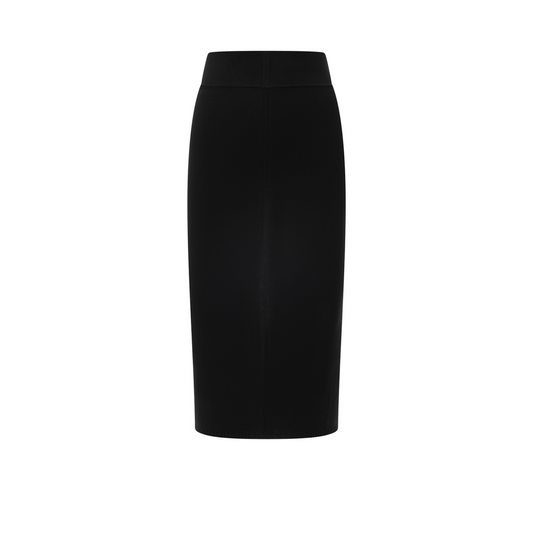 Calf Skirt in Black