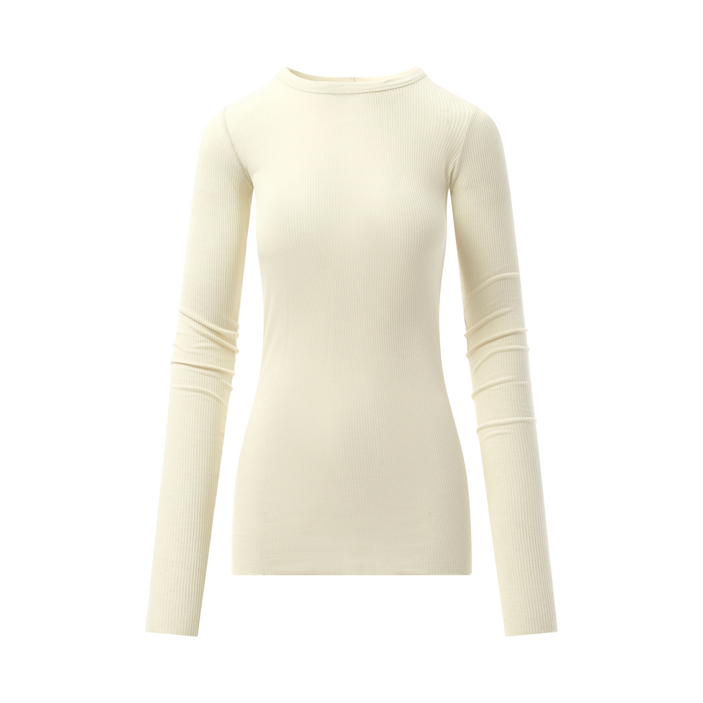 Rib Long Sleeve T-Shirt in Dinge