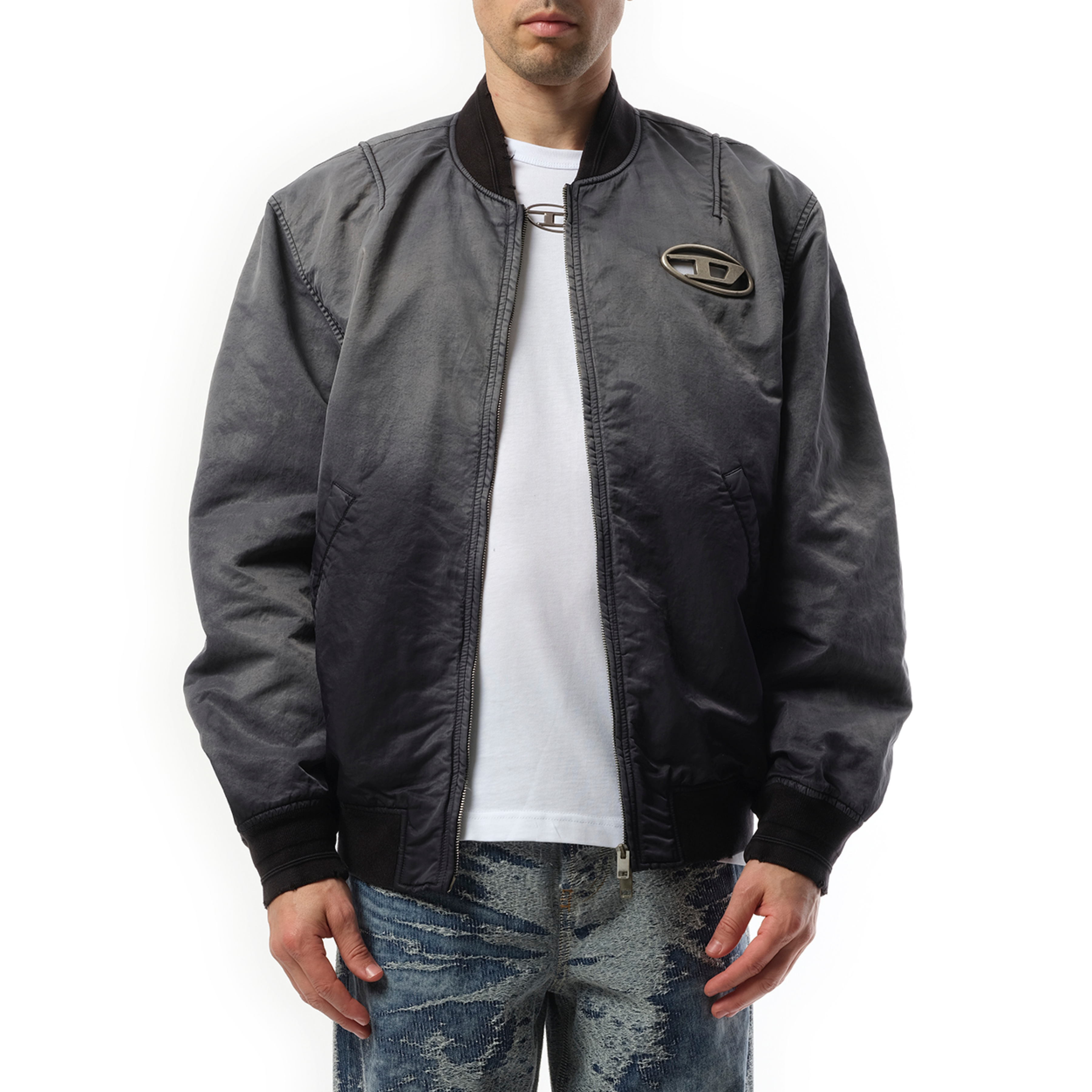 J-Kepes Bomber Jacket in Blue