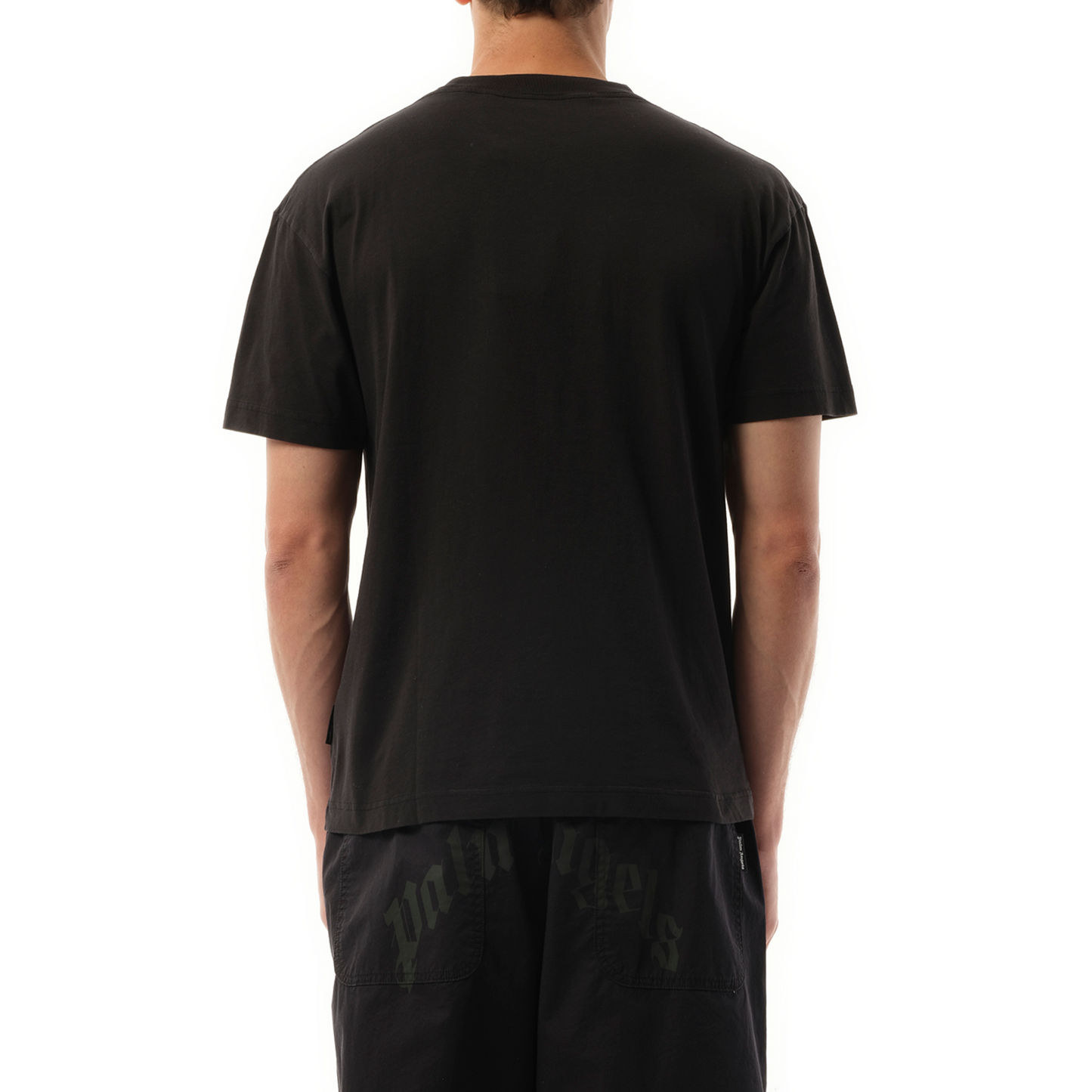 Curved Logo T-Shirt in Black