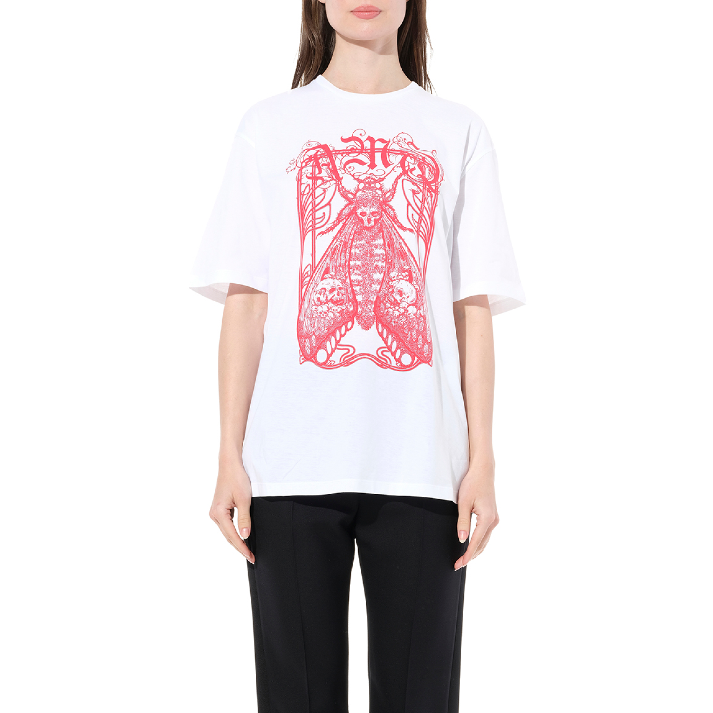 Moth Oversize T-Shirt in White