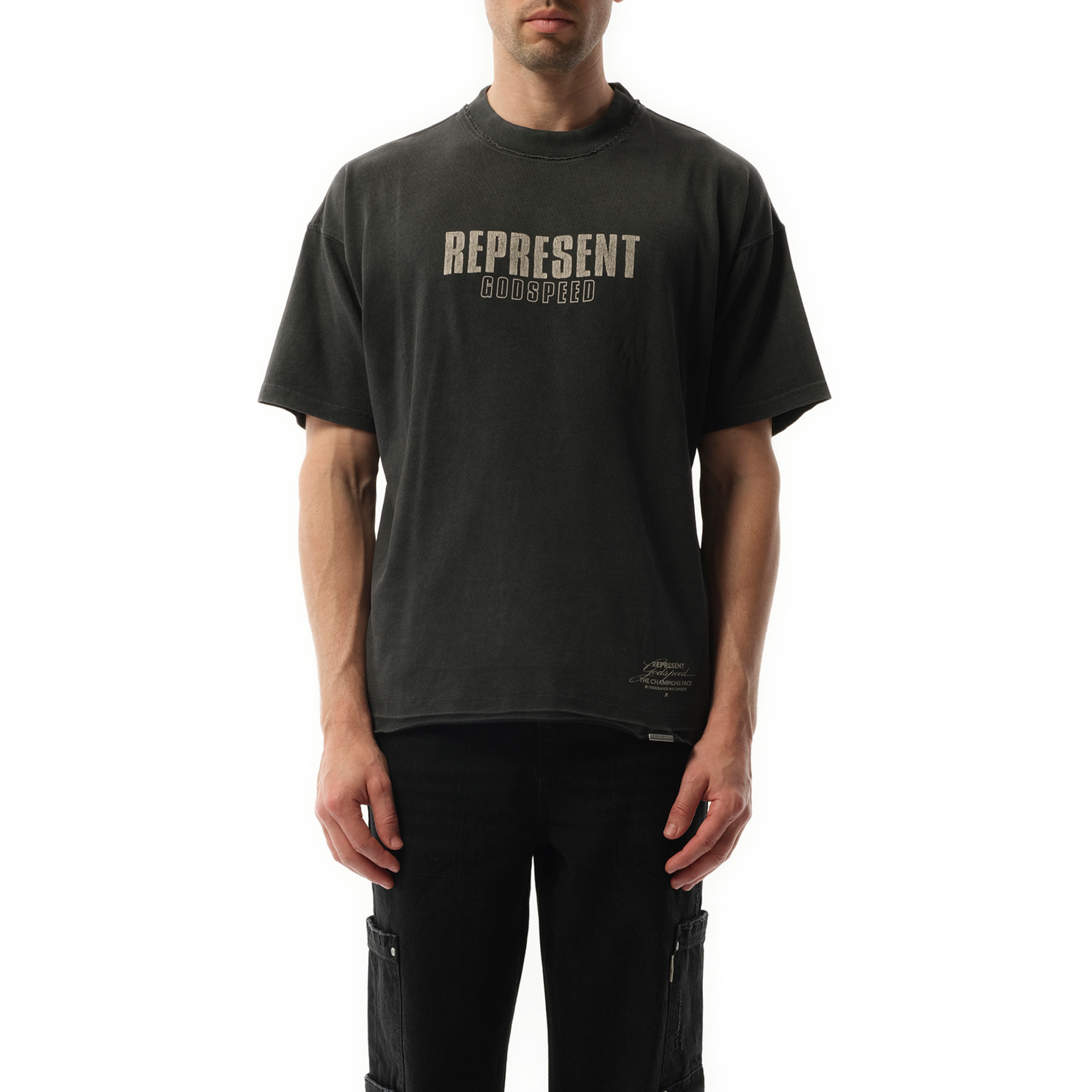 Godspeed T-Shirt in Aged Black