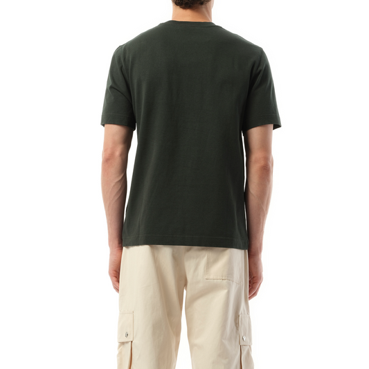 Le T-Shirt Gros Grain in Dark Green