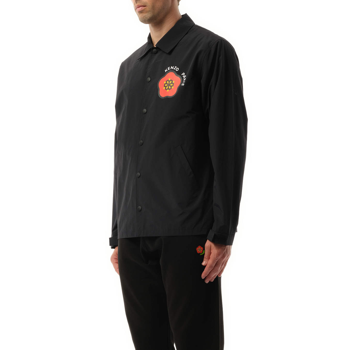 Kenzo Pop Light Coach Jacket in Black