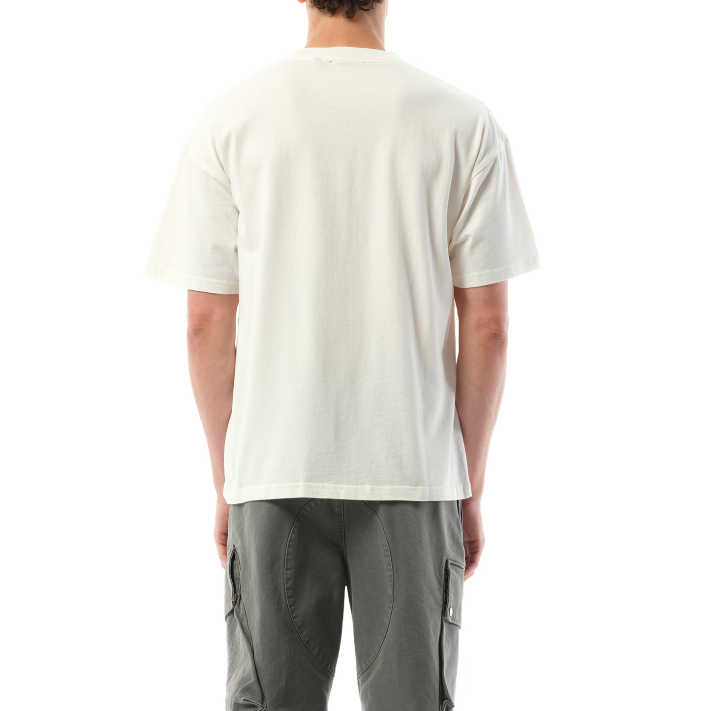 Represent X Belstaff Patch T-Shirt in Flat White