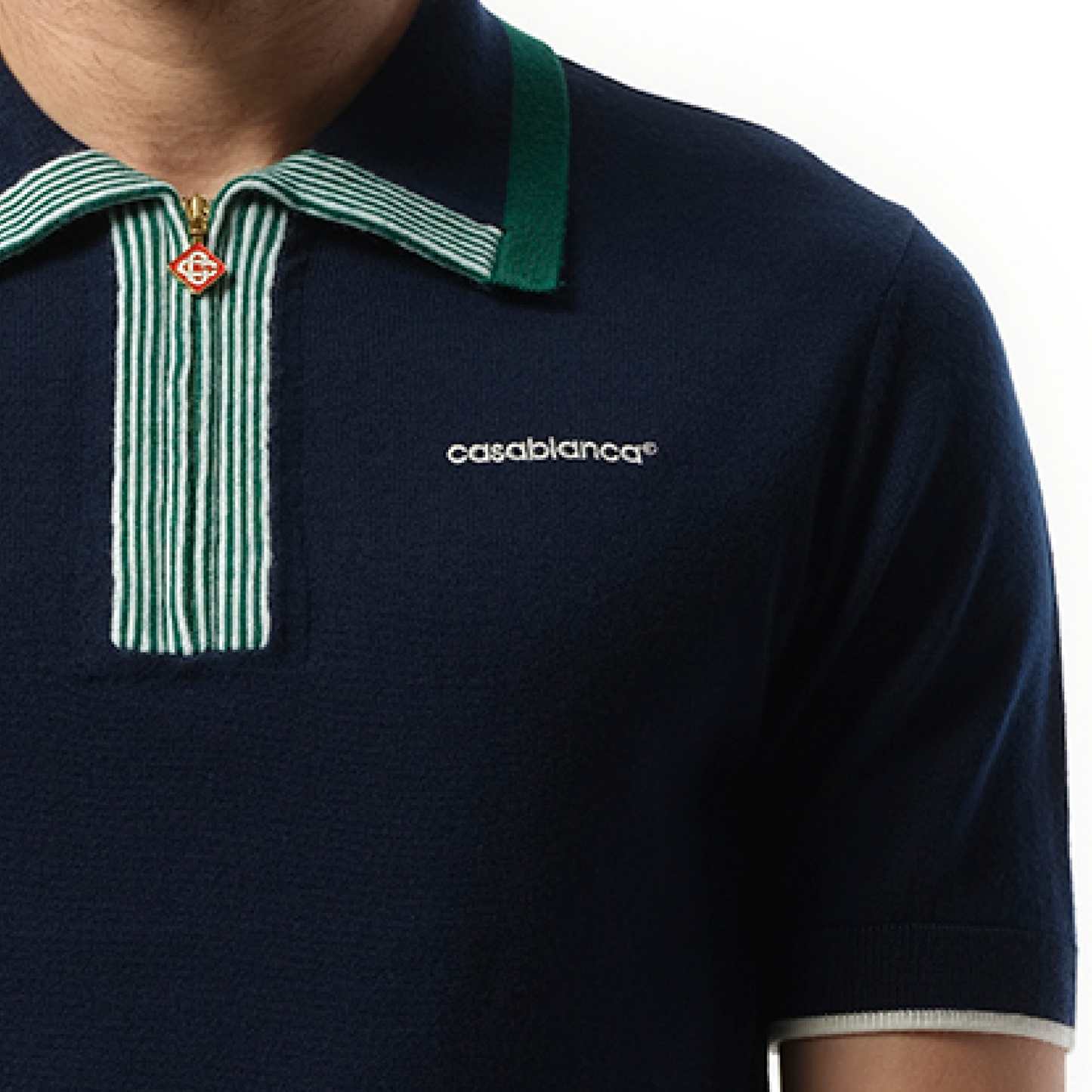 Tennis Polo in Navy