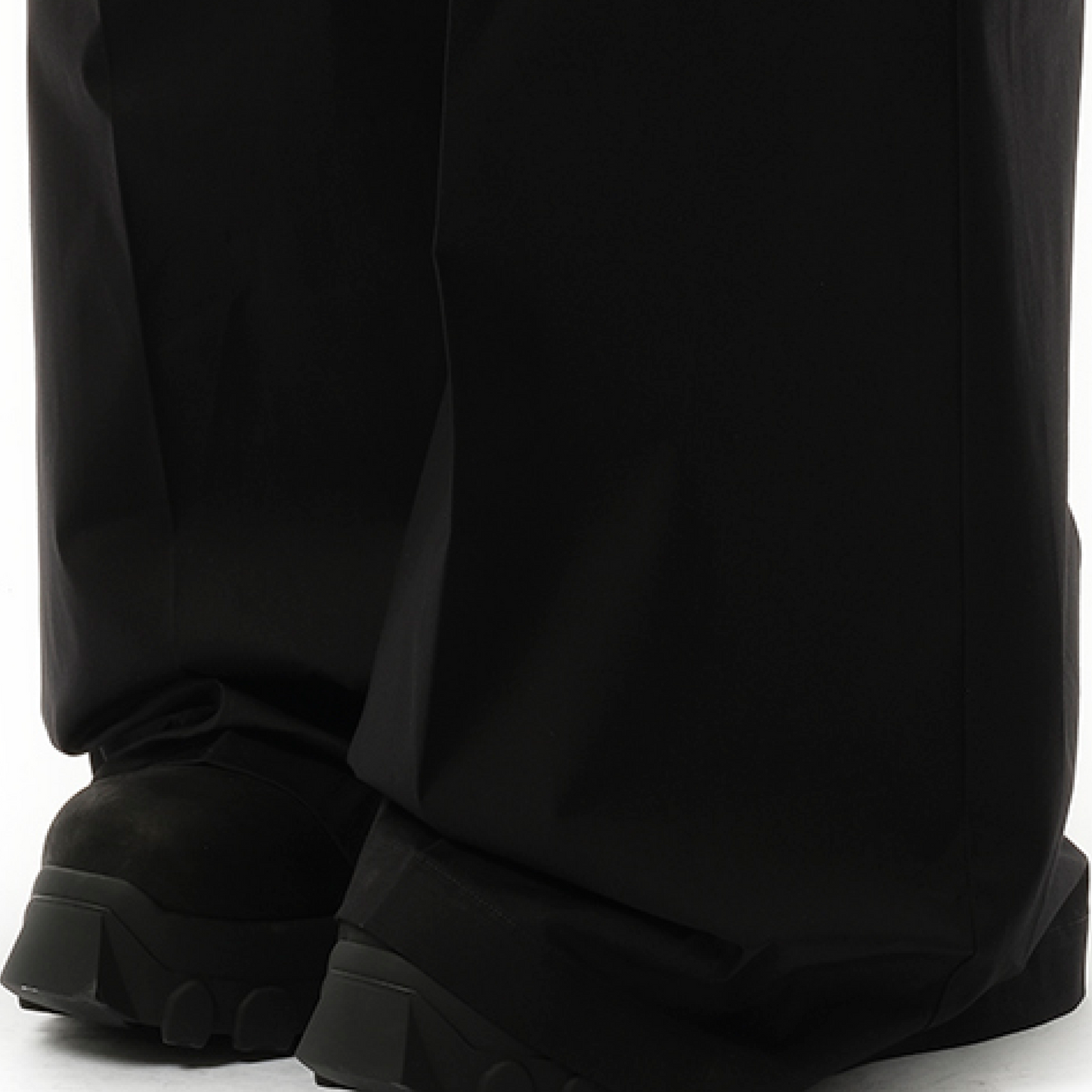 Heavy Cotton Wide Bela Pants in Black