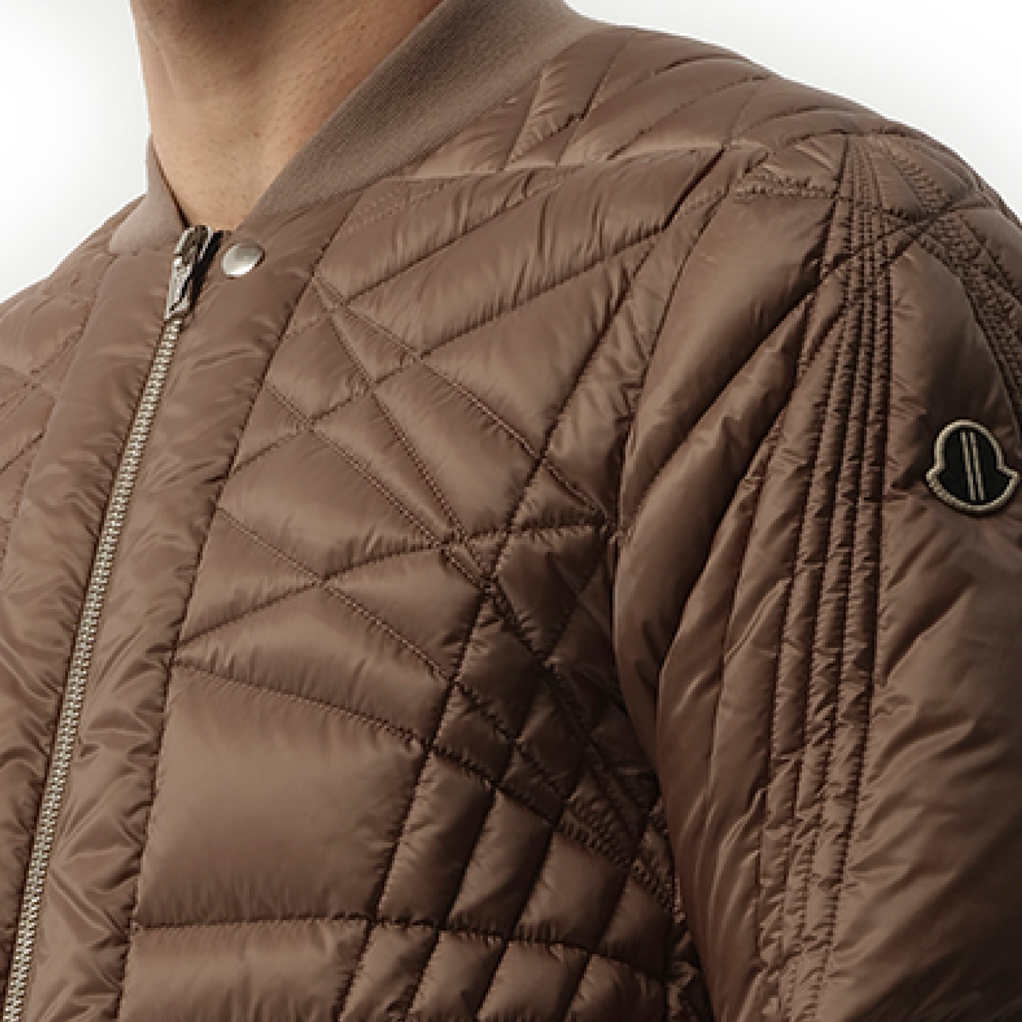 Rick Owens x Moncler Megapenta Flight Jacket in Dust