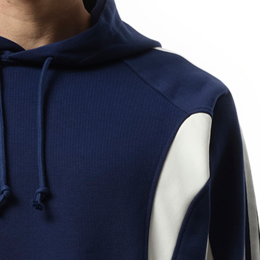 Cutline Hoodie in Dark Blue