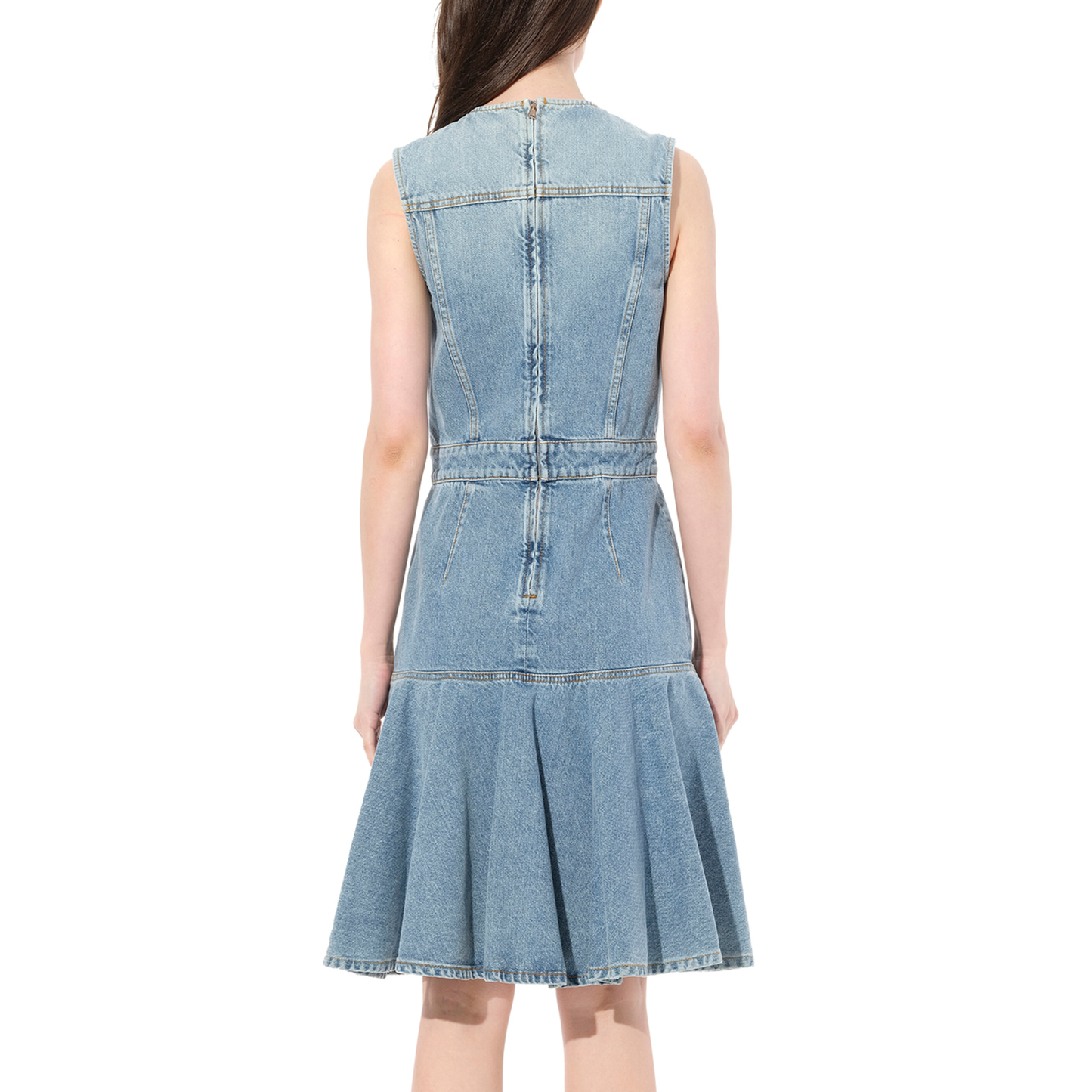 Abito Denim Dress in Blue