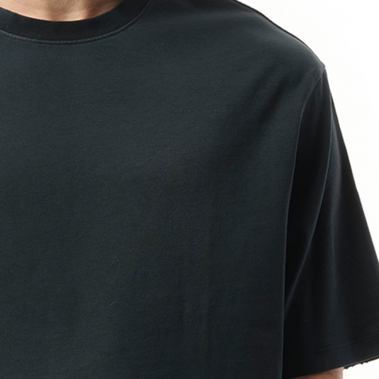 Faded Loose Fit T-Shirt in Black