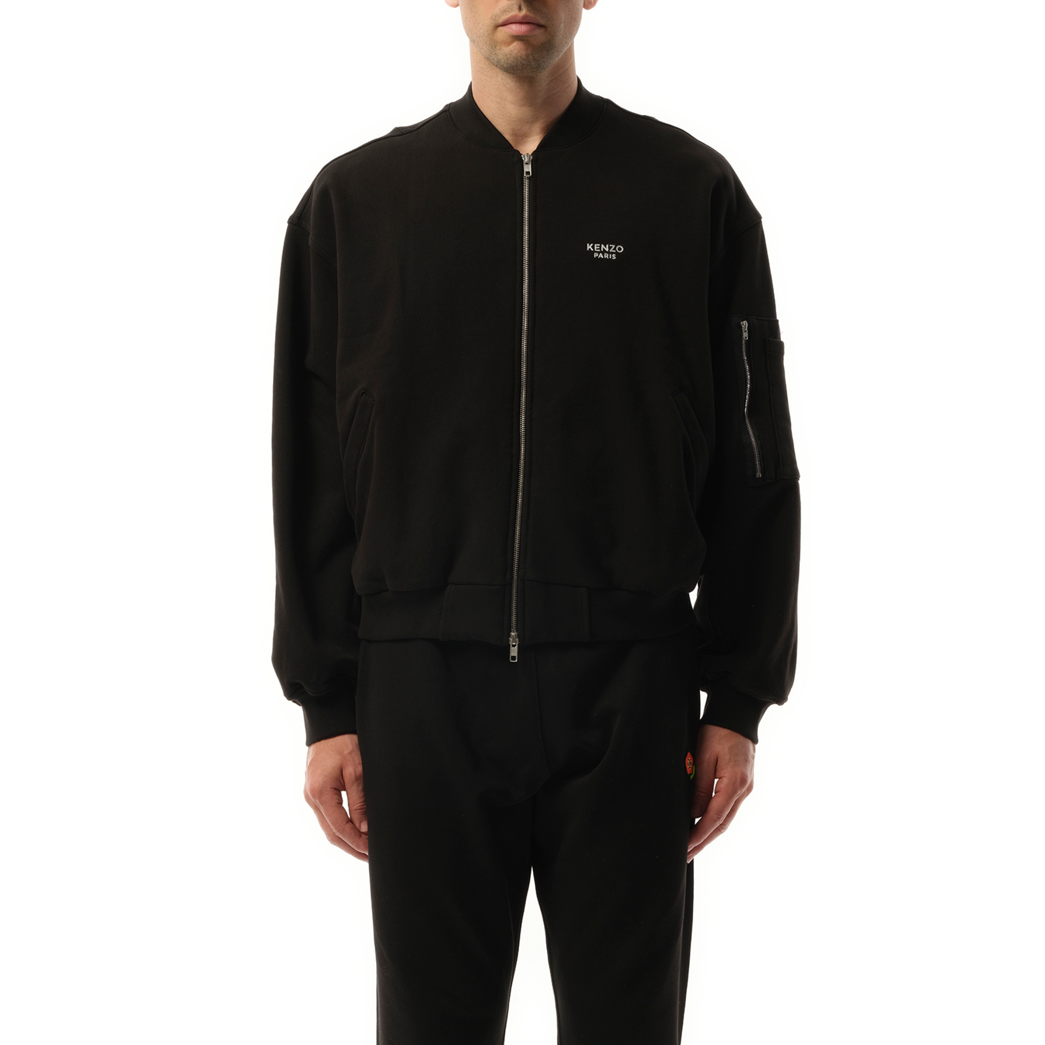 Kenzo Pop Embroidered Bomber in Black