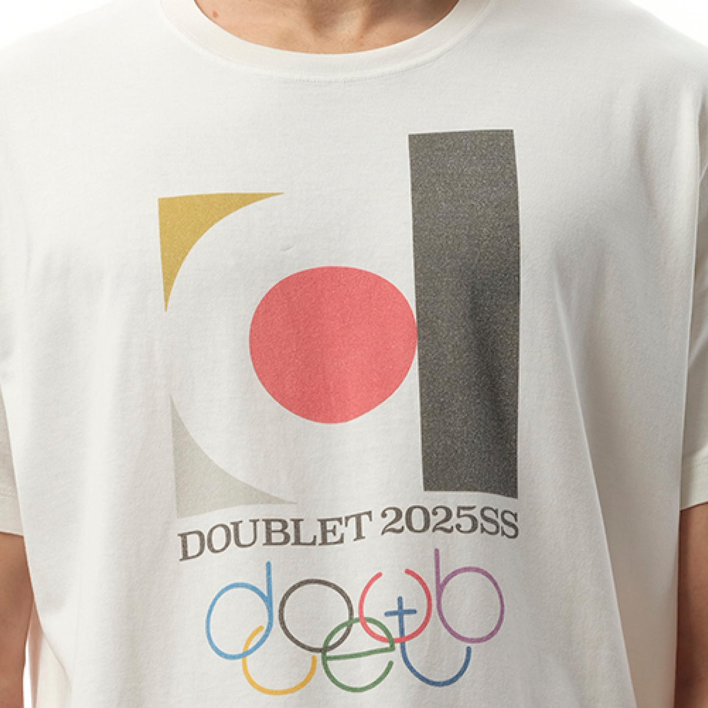 Doublet 2025SS Logo T-Shirt in White