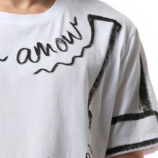 Je T
Aime T-Shirt in White/Black