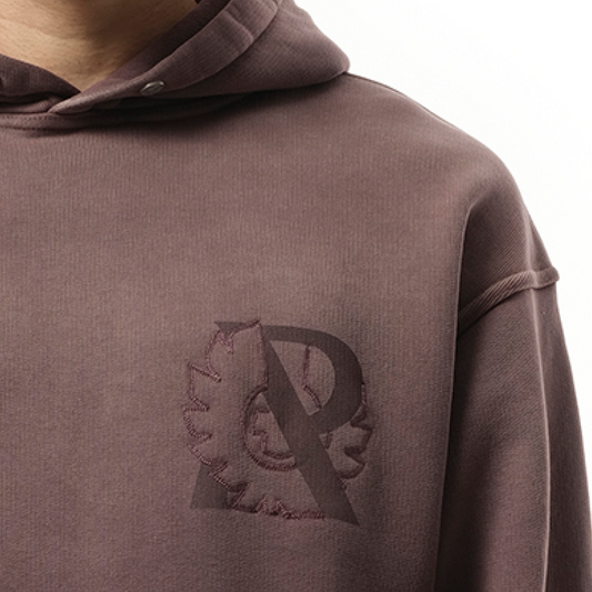 Represent X Belstaff Outline Phoenix Hoodie in Plum