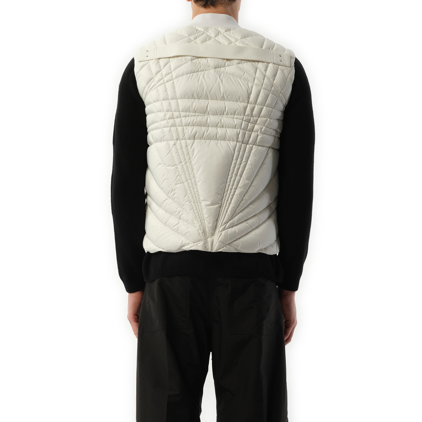 Rick Owens x Moncler Megapenta Flight Vest in Milk