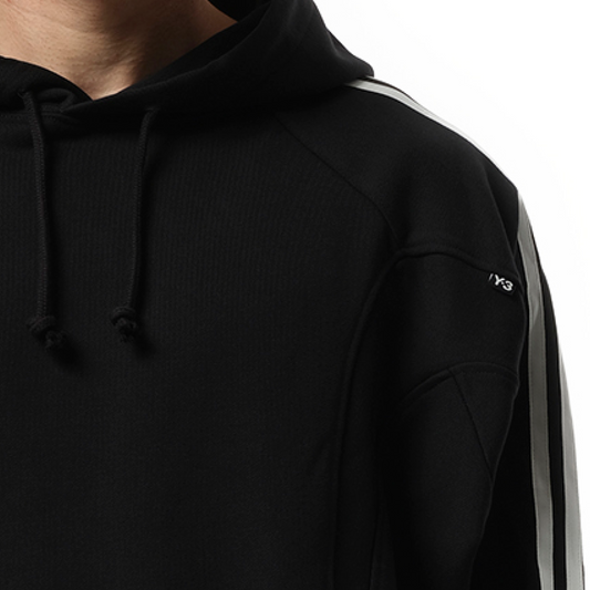 Cutline Hoodie in Black