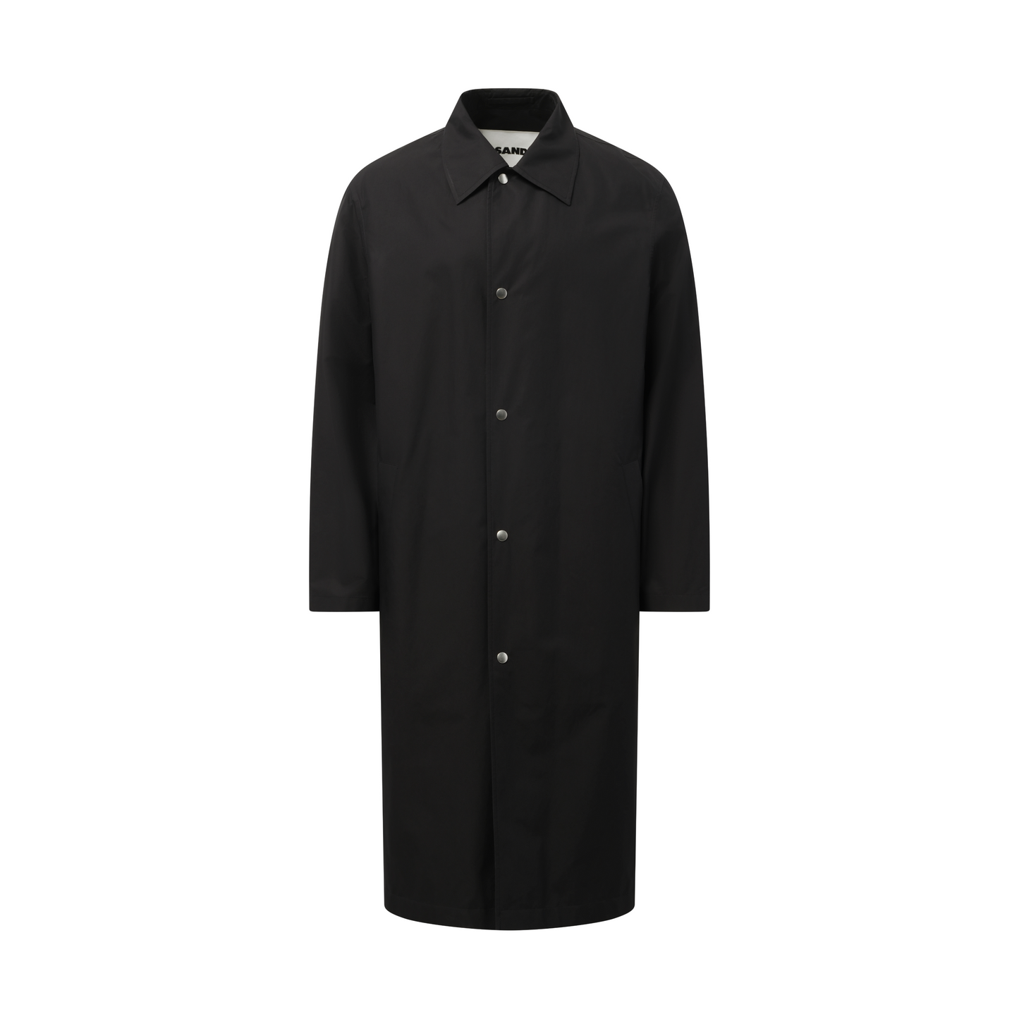 Jil Sander Logo Parka in Black