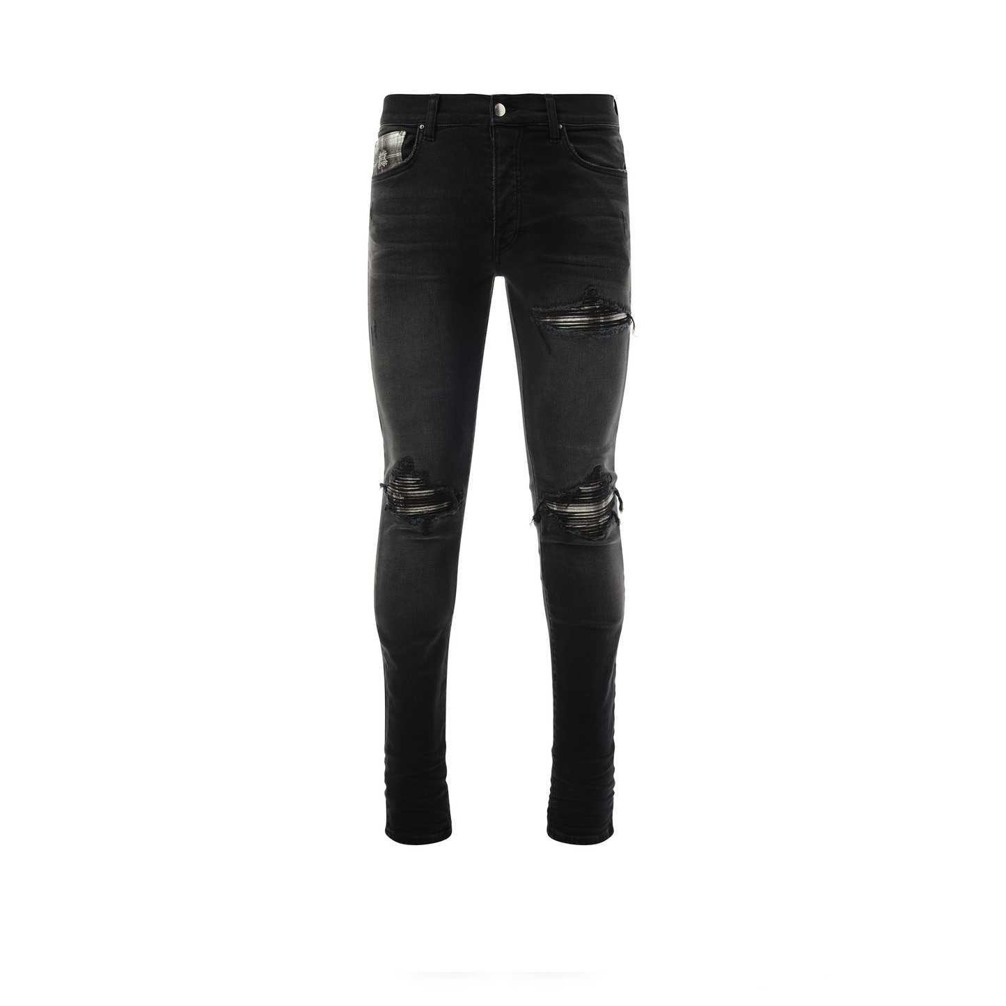 MA Quad Plaid MX1 Jeans in Vintage Black