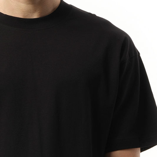 Initial Oversized T-Shirt in Black