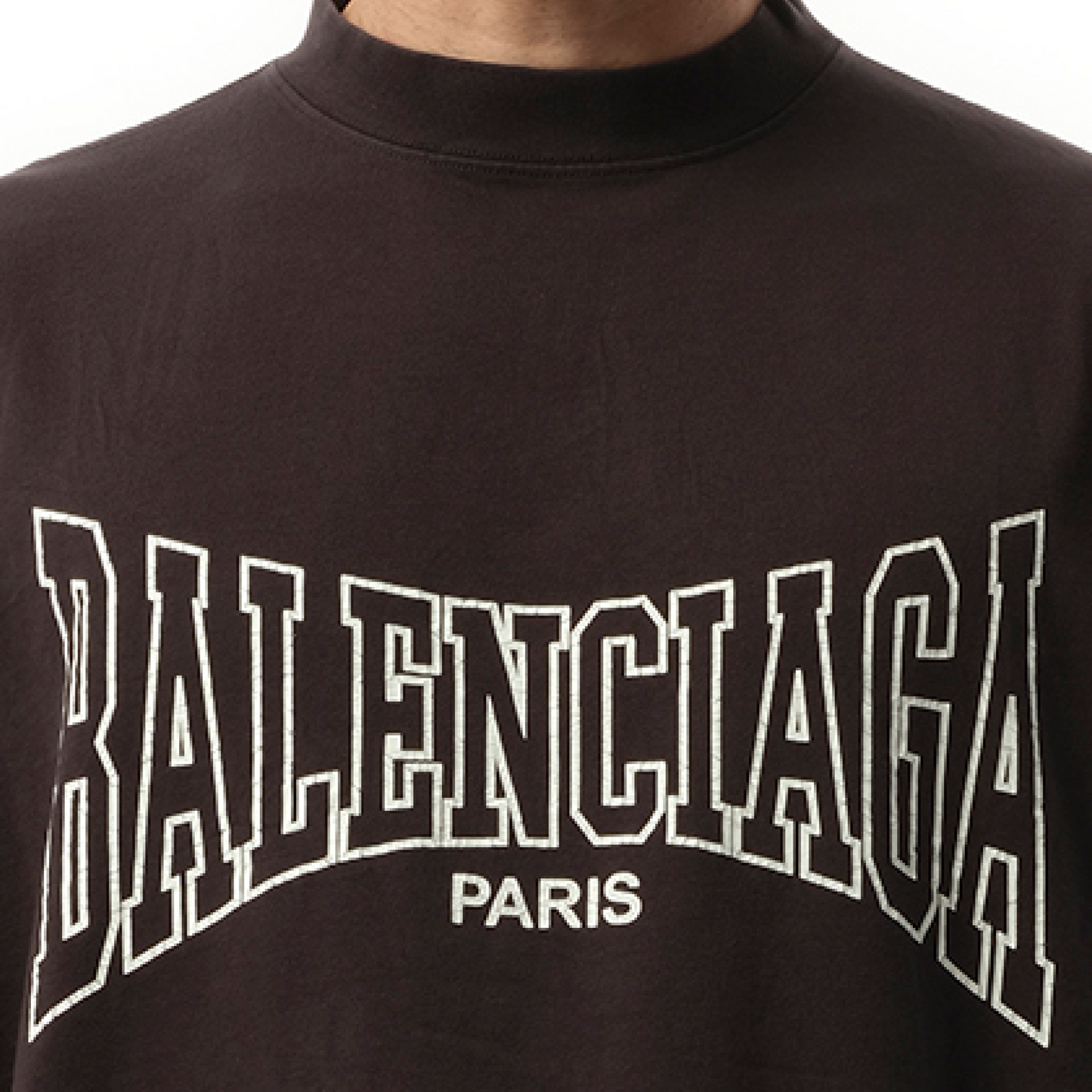 Balenciaga Boxing Oversized T-Shirt in Washed Black