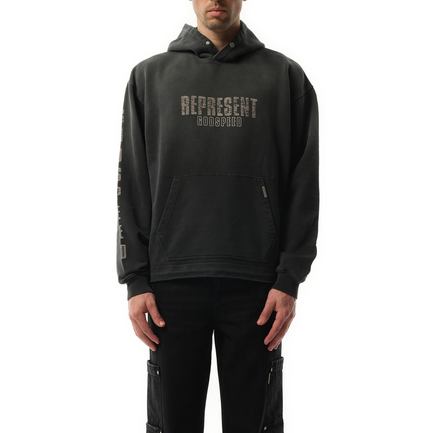 Godspeed Hoodie in Aged Black