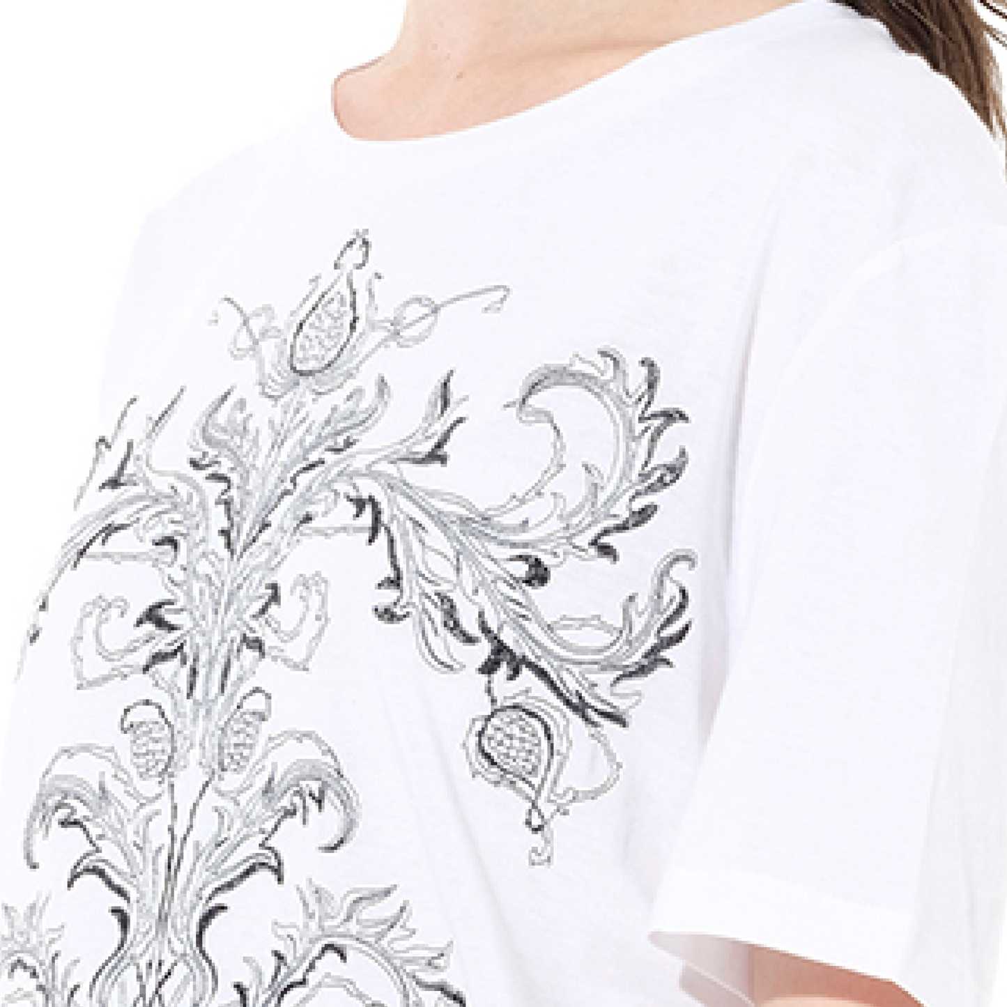 Print T-Shirt in White