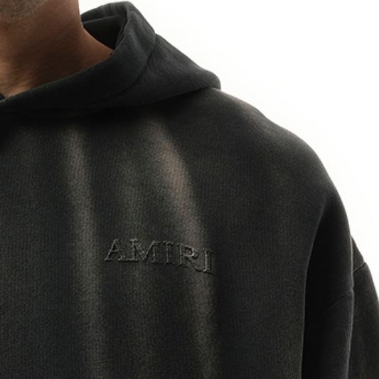 Vintage Amiri Oversized Hoodie in Black