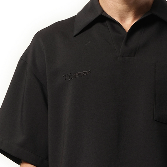 Polo Shirt in Black