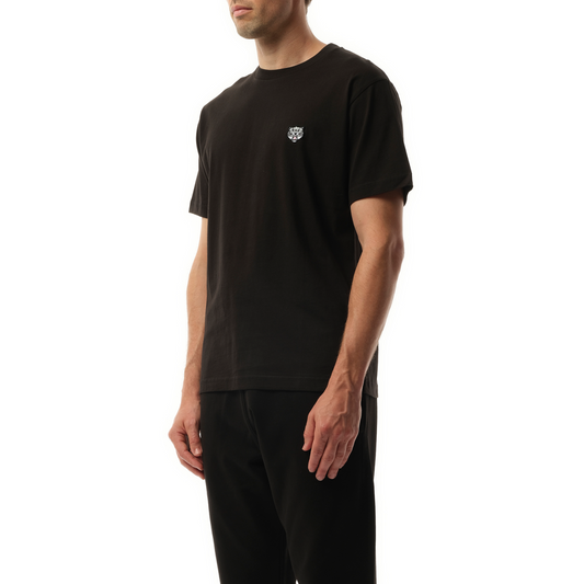 Gots Kenzo Happy Tiger Embroidered Classic T-Shirt in Black