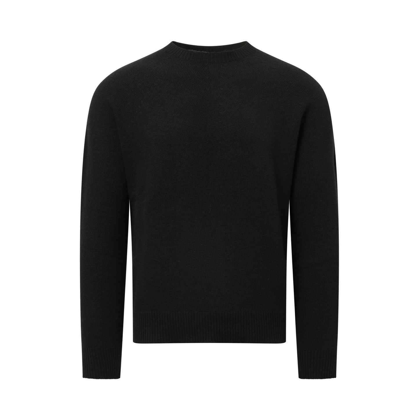 Cashmere Seamless Sweater in Black