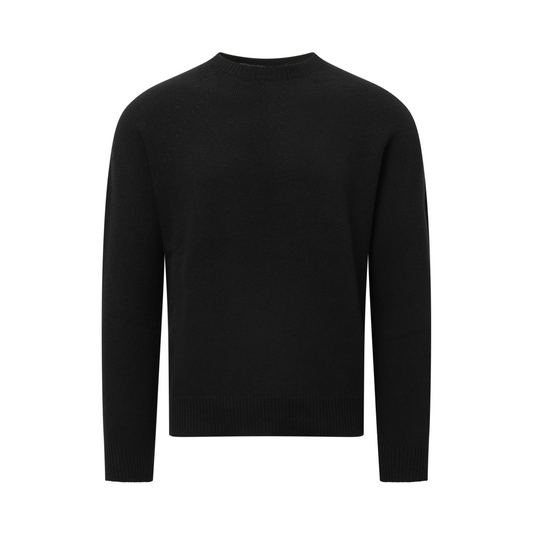 Cashmere Seamless Sweater in Black