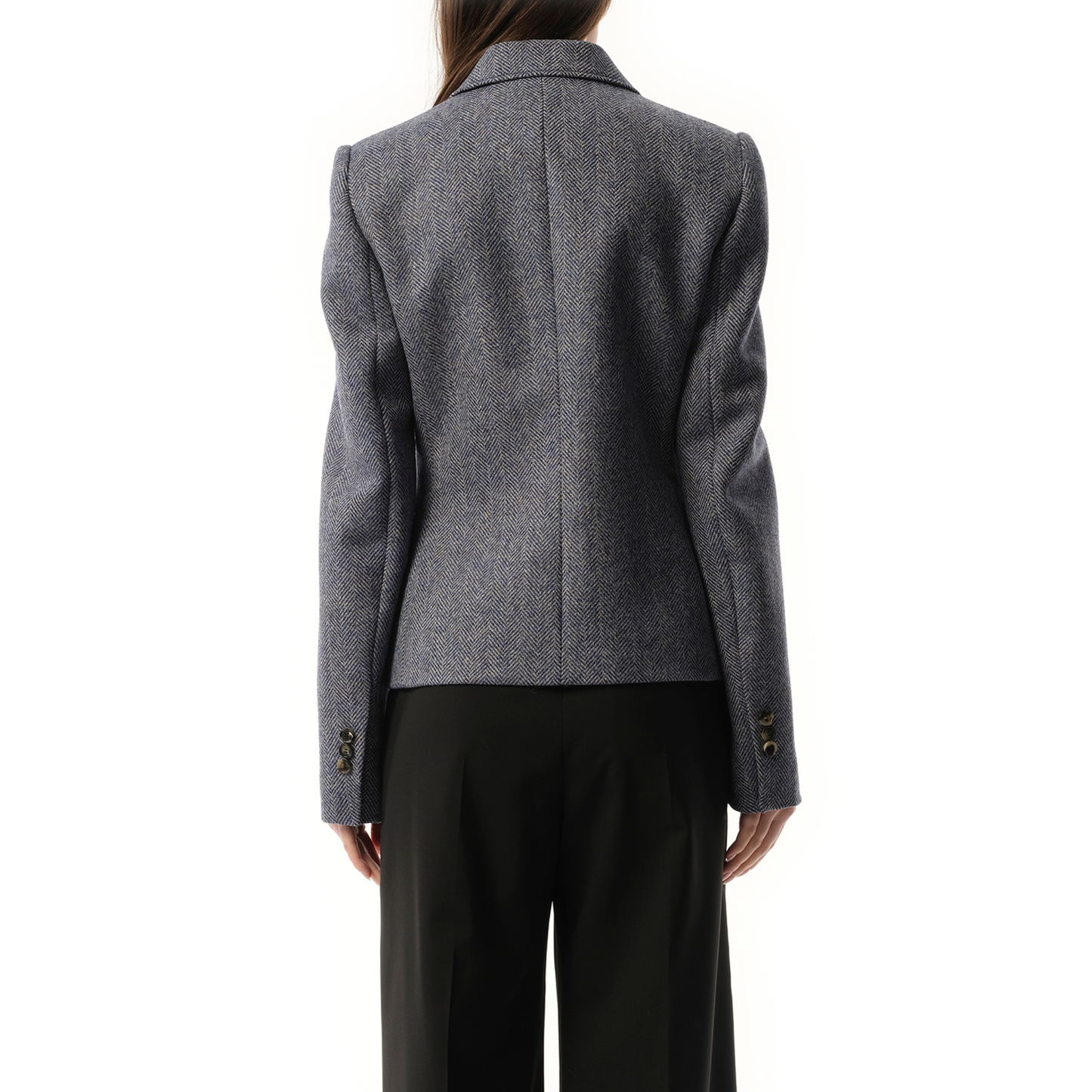 Tailored Jacket in Blue Melange