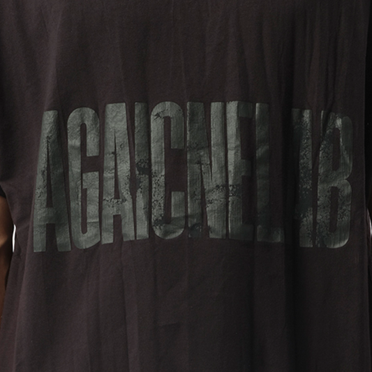 AGAICNELAB Oversized T-Shirt in Washed Black/Anthracite