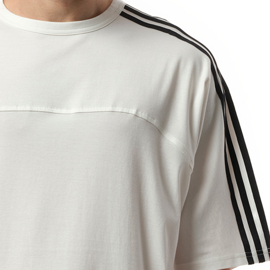 3 Stripe T-Shirt in White