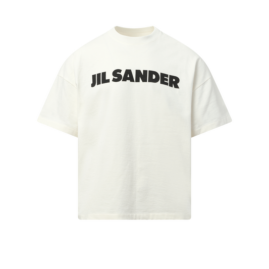 Jil Sander Logo T-Shirt in Porcelain