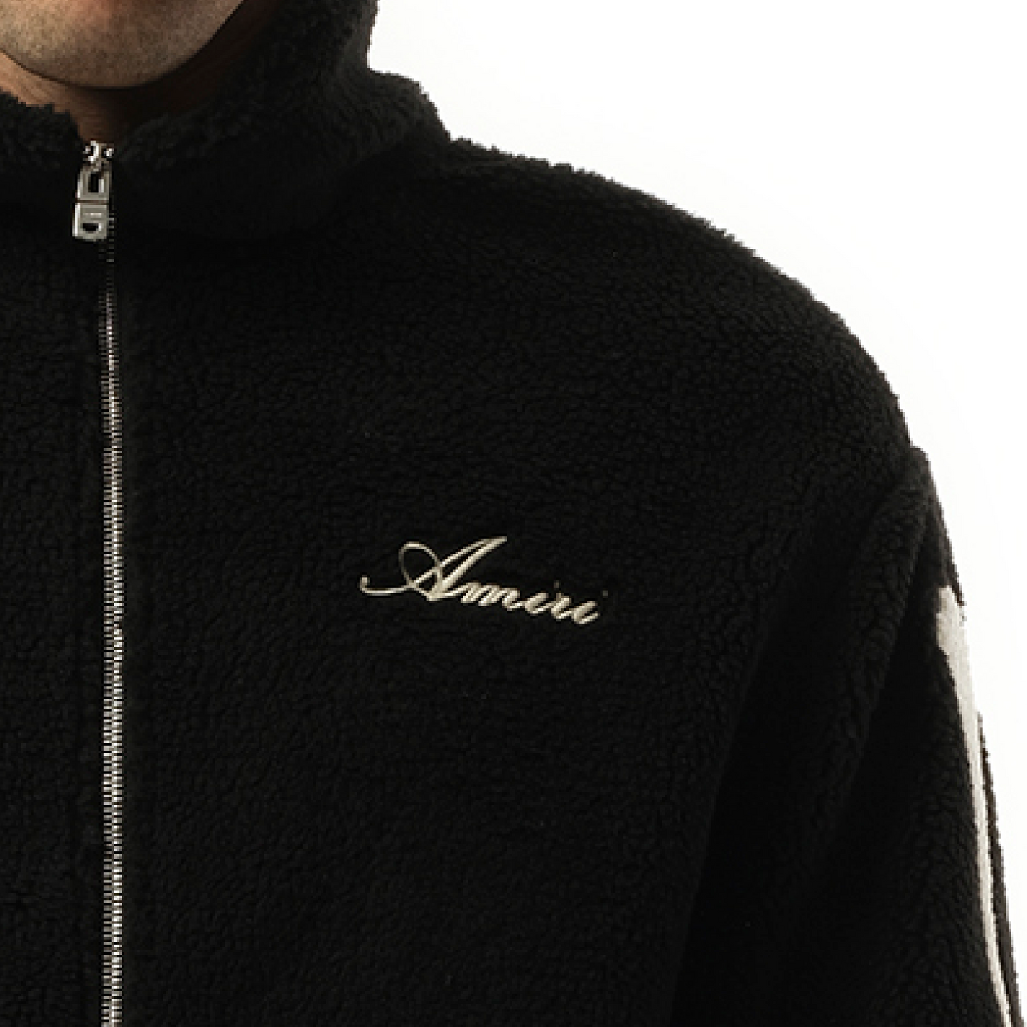 Bones Fleece Jacket in Black