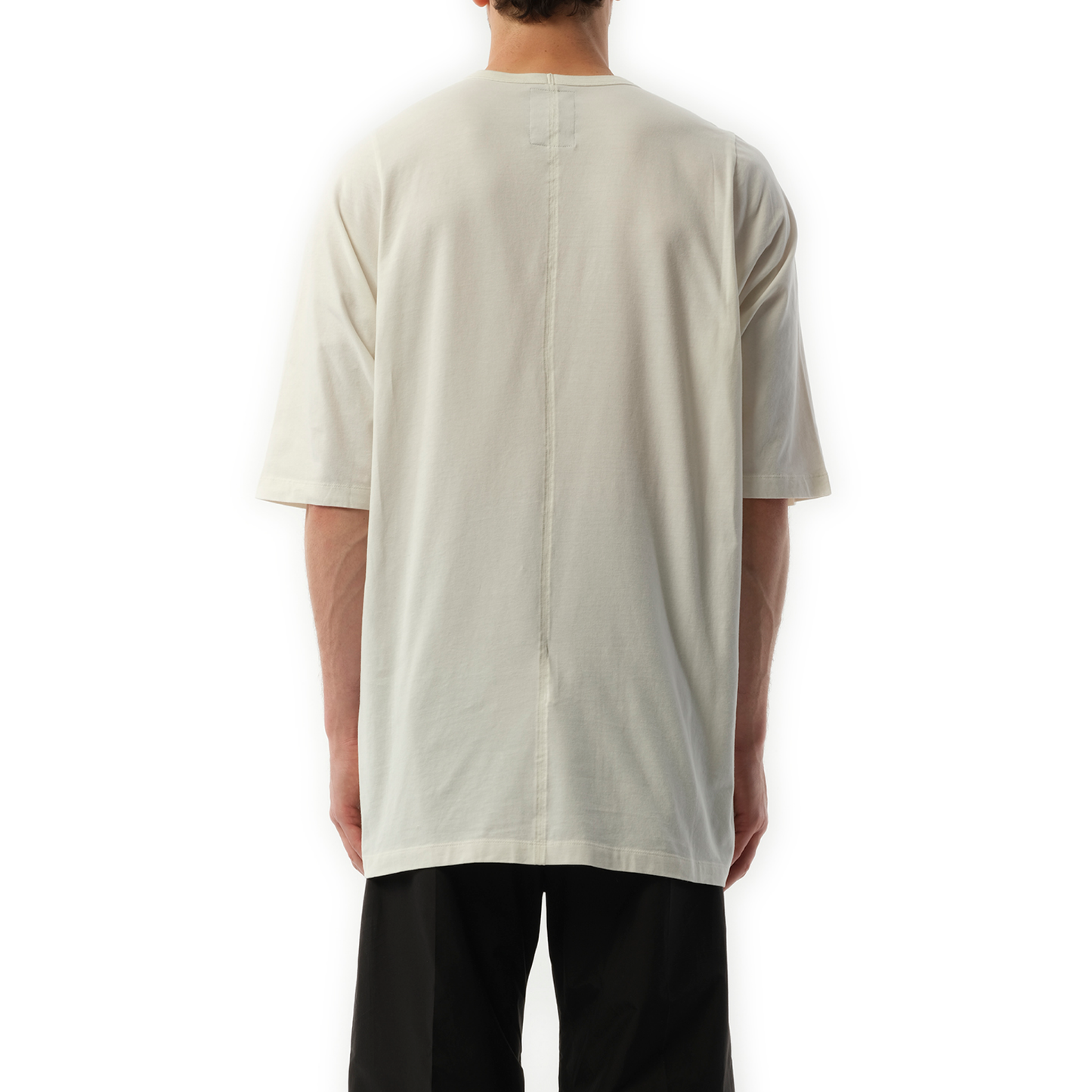 Rick Owens x Moncler Crewneck SS T-Shirt in Milk