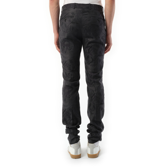 Skull Camo Pants in Dark Grey