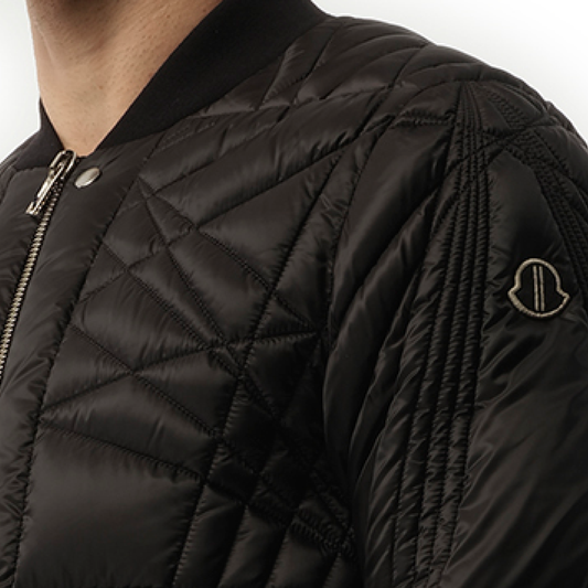 Rick Owens x Moncler Megapenta Flight Jacket in Black